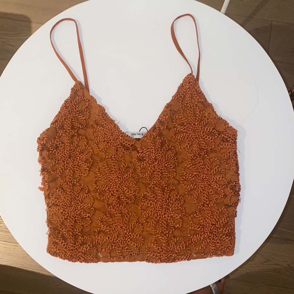 Zara Lace Tank Crop Top - Never Worn Without Tags